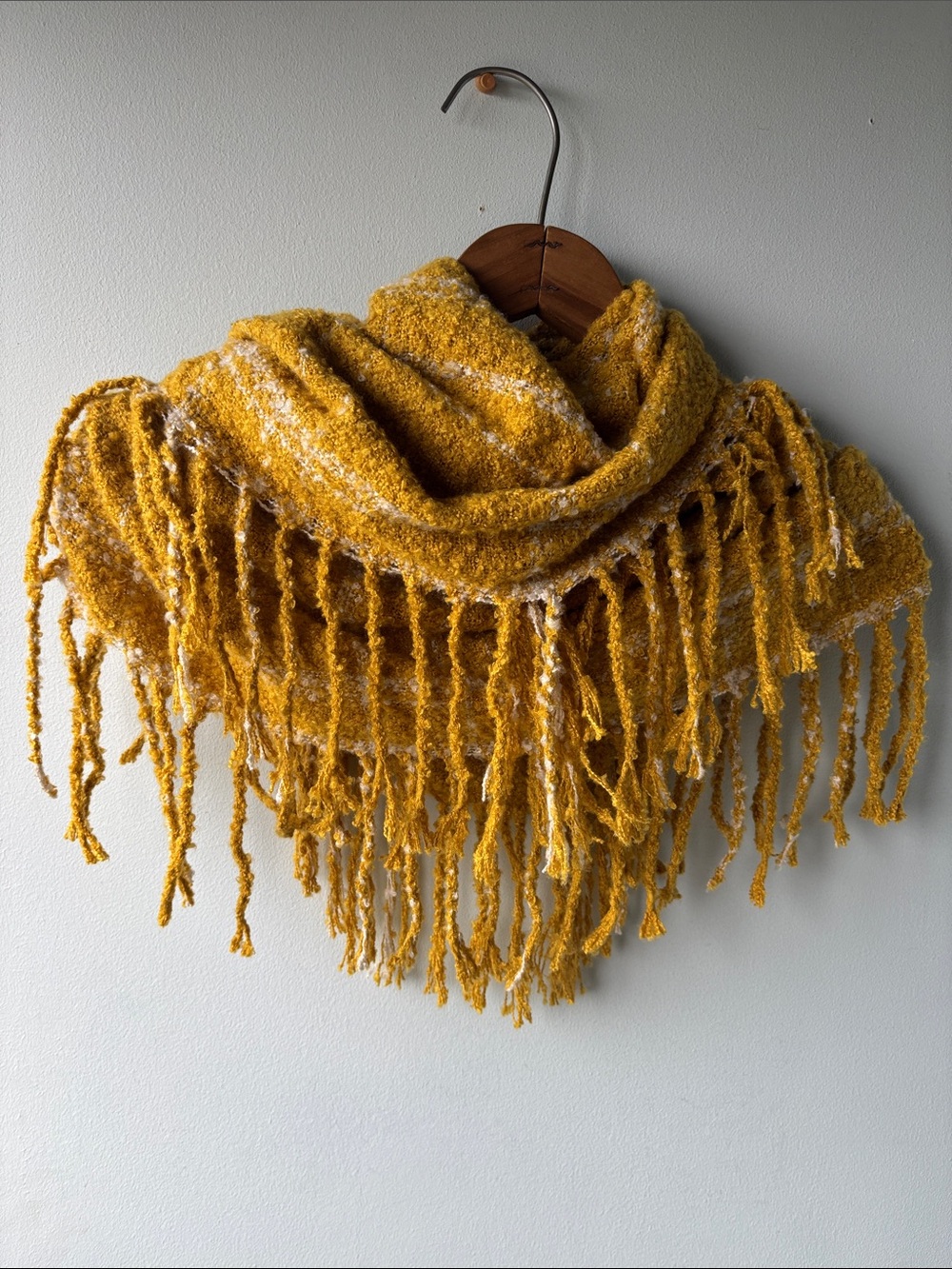 Mustard Yellow Infinity Scarf